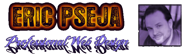 Eric Pseja Web Design Header